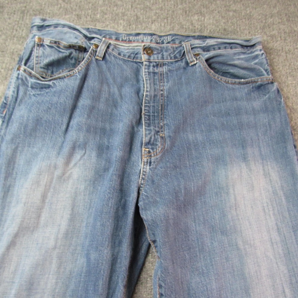 Cremieux Jeans Mens 38x36 Blue Relaxed‎ Fit 100% Cotton Denim Pants Straight Leg